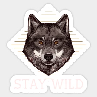 Wild Wolf Sticker